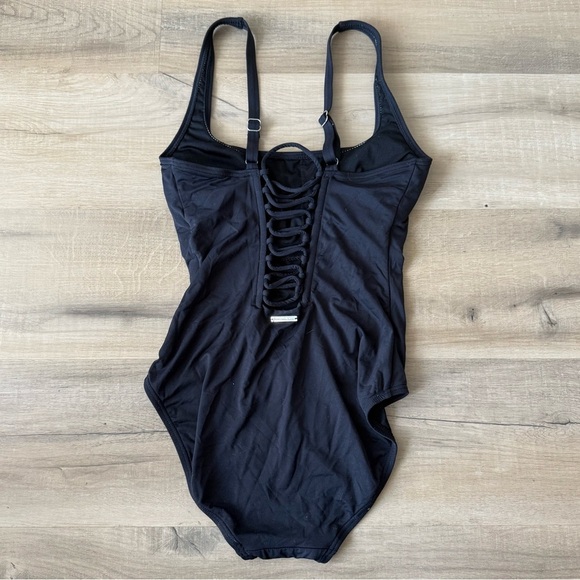 Michael Kors classic black one-piece swimsuit - size 6 (Medium) - Picture 5 of 5